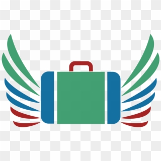Suitcase Icon Blue Green Red Dynamic V17d, HD Png Download