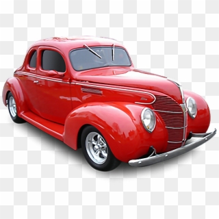 Hotrod Sticker - Red Car Retro Png, Transparent Png