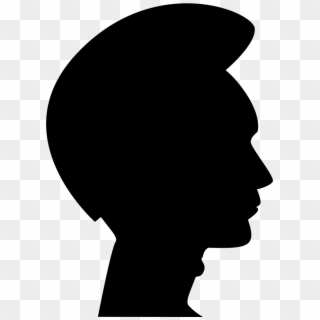 Head Silhouette Icon Png - Side Face Shape Png, Transparent Png