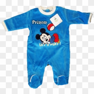 Pyjama Naissance Mickey - Pyjama Bebe Disney Personnalisé, HD Png Download
