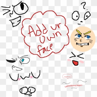 Add Your Own Face - Cartoon, HD Png Download