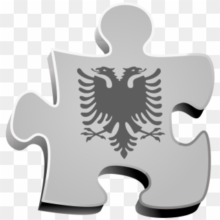 Albania Puzzle Icon - Albanian Flag, HD Png Download