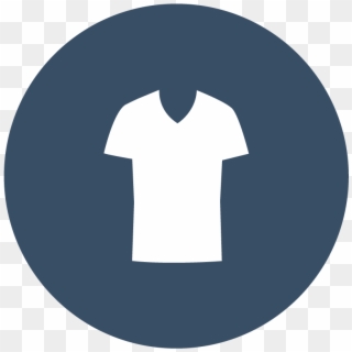 Apparel-icon - T Shirt Icon Circle Png, Transparent Png