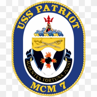 Uss Patriot Mcm-7 Crest - Uss Chief Mcm 14, HD Png Download