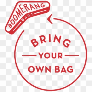 Bring Your Own Bag Logo - Circle, HD Png Download