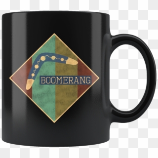 Boomerang Coffee Mug Vintage Style Distressed Grunge - Mug, HD Png Download
