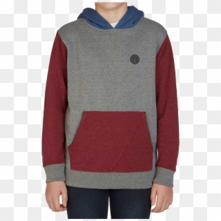Volcom Youth Single Stone Colorblock Pullover Hoodie - Sweater, HD Png Download
