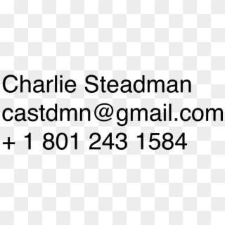 Charlie Steadman - Printing, HD Png Download