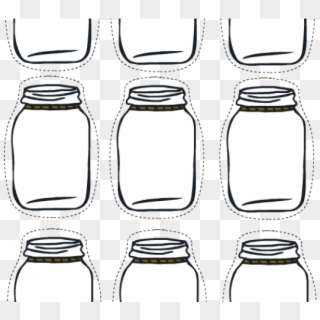 Mason Jar Clipart Tag Clipart - Glass Bottle, HD Png Download