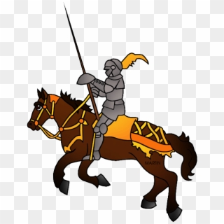 Knight - Knight On Horse Clipart Png, Transparent Png