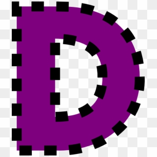 Letter Clipart Purple - Colorful Letter D Png, Transparent Png