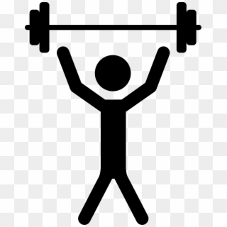 Weights Svg Curved Barbell - Raised Weight, HD Png Download