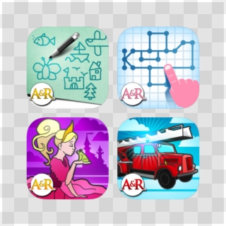 Kids Drawing Pack 4 - Simetría App, HD Png Download