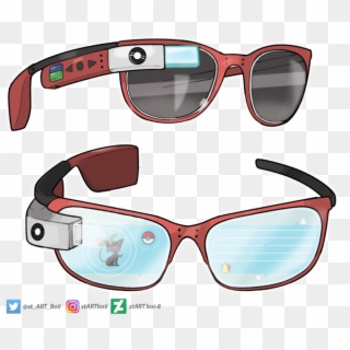 Black Sunglasses Pokemon - Pokedex Glasses, HD Png Download
