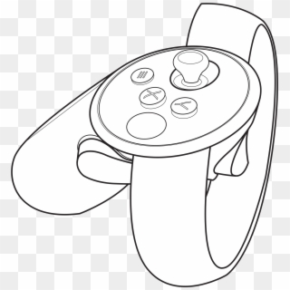 Oculus Touch Controller Line , Png Download - Oculus Touch Controller Art, Transparent Png