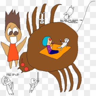 Giant Spider Collab - Cartoon, HD Png Download