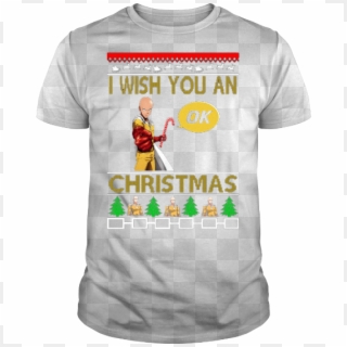 Saitama I Wish You An Ok Christmas - Adidas All Day I Dream About T Shirt, HD Png Download