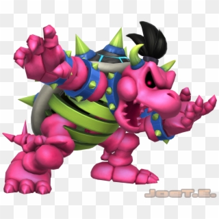 Zoom Info - Pink Dry Bowser, HD Png Download