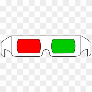 Open - 3d Glasses Red Green, HD Png Download