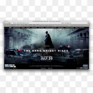 Official Website For The Dark Knight Rises - Dark Knights Rises Movie Poster, HD Png Download