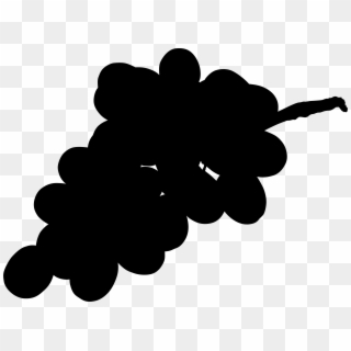 Apple Silhouette - Grape Silhouette, HD Png Download
