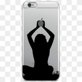 Apple Holding Iphone Case - Mobile Phone Case, HD Png Download