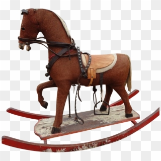 Sale Antique Rocking Horse Prancing With Tackle Www - Antique Rocking Horse Png, Transparent Png