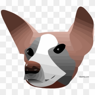 Dog Different Style Face Clipart Png - Companion Dog, Transparent Png