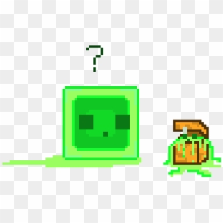 Minecraft Slime In A Chest - Illustration, HD Png Download
