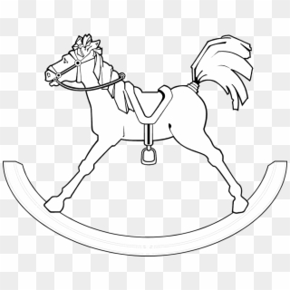 Clipart Toys Rocking Horse - Mane, HD Png Download