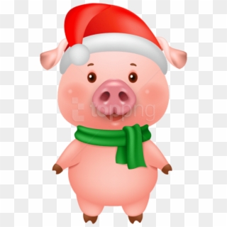 Free Png Christmas Pig Png - Christmas Pig Png, Transparent Png