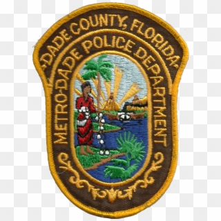 Patch Of The Metro-dade Police Department - Miami Dade County Police Logo, HD Png Download