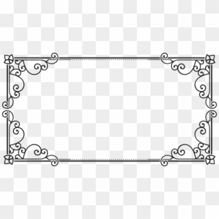 Picture Frames Rectangle Shape Ornament Geometry - Rectangular Frame Png, Transparent Png