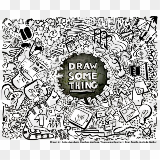 Banner Royalty Free Draw Something One Squiggly - Illustration, HD Png Download