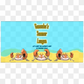 Ganesha's Summer League - Pokemon Kingler, HD Png Download