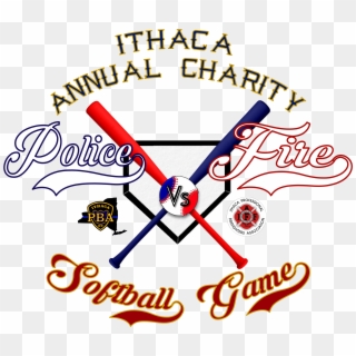 Ithaca Police, Firefighters To Play Softball Game Fundraiser - Kelas, HD Png Download