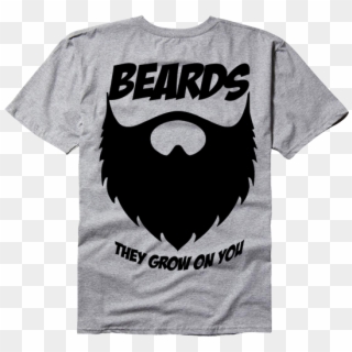 Beardsthey Grow On You - Sponsors On A Shirt, HD Png Download