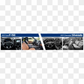 Compare 2017 Ford F-150 Interior Vs Jeep Grand Cherokee - Steering Wheel, HD Png Download