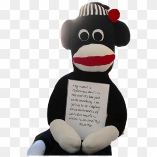 Sock Monkey Msg1 - Stuffed Toy, HD Png Download