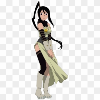 Drawing Cornrows Black Anime Character Tsubaki Soul Eater Png Transparent Png 587x1361 Pngfind