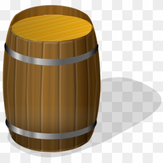 Barrel, Wine, Wooden, Alcohol, Beverage, Beer, Wood - Barrel Clipart, HD Png Download
