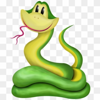 Snake Green Anaconda Clip Art - 卡通 青 蛇, HD Png Download