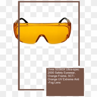 Uvex S0360x Ultra Spec 2000 Safety Eyewear, Orange - Sunglasses, HD Png Download