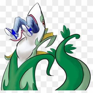 7 Years Ago - Snake Serperior Vore Pokemon, HD Png Download