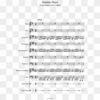 Sorairo Days Sheet Music 1 Of 16 Pages - Rock Around The Clock Score, HD Png Download