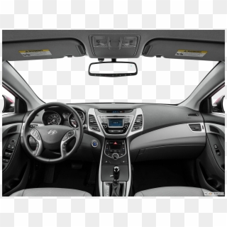 Interior View Of 2016 Hyundai Elantra In Tracy - Black Hyundai Elantra 2016, HD Png Download