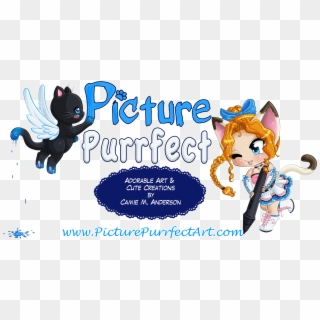 Picture Purrfect Art Picture Purrfect Art - Cartoon, HD Png Download