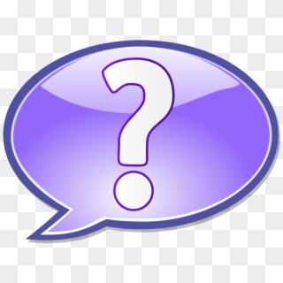 Speech Bubble With Question Mark, HD Png Download