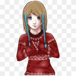 Christmas Maya By - Anime Girl Christmas Sweater, HD Png Download