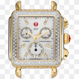 Signature Deco Diamond Watch Case - Michele Womens Watch, HD Png Download